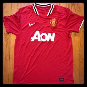 Manchester United 2011-12 Nike home kit jersey